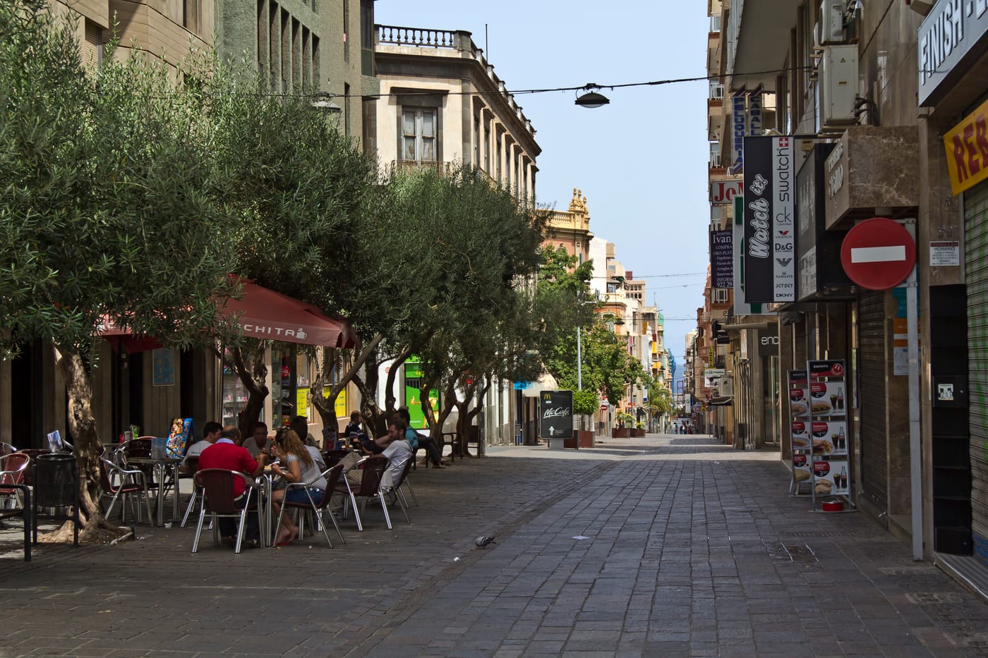 Calle del Castillo, principal calle comercial peatonal del centro de Santa Cruz de Tenerife