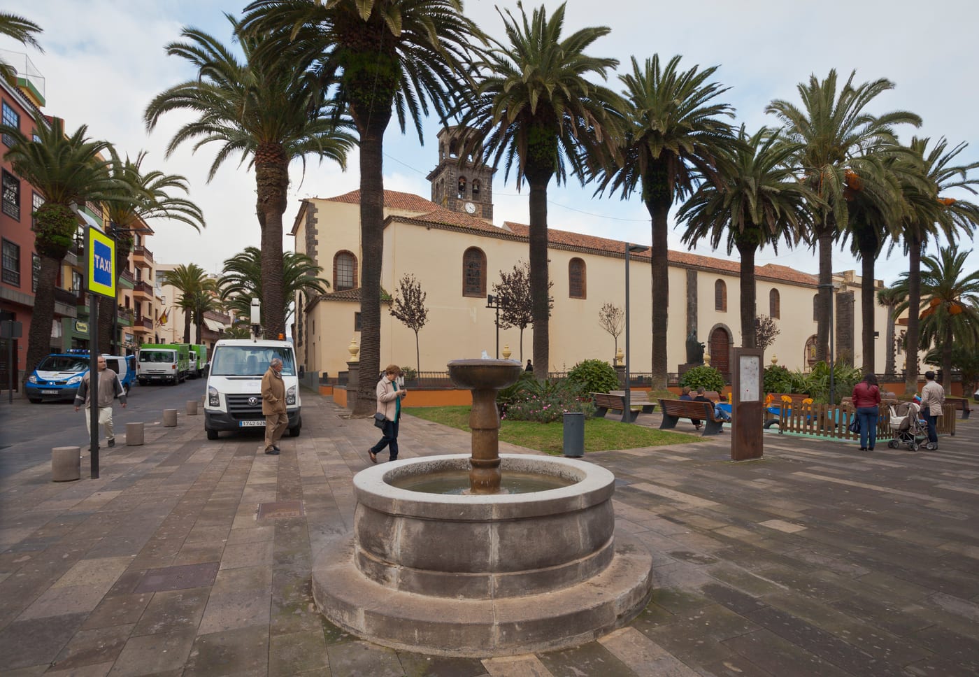 Fachada de la Iglesia de Nuestra Señora de la Concepción, San Cristóbal de La Laguna, Tenerife.