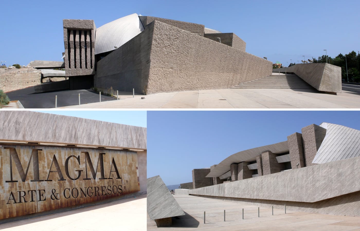 Magma Arte y Congresos, centro de conferencias en Adeje, Tenerife (arquitectos AMP: Artengo, Menis y Pastrana).