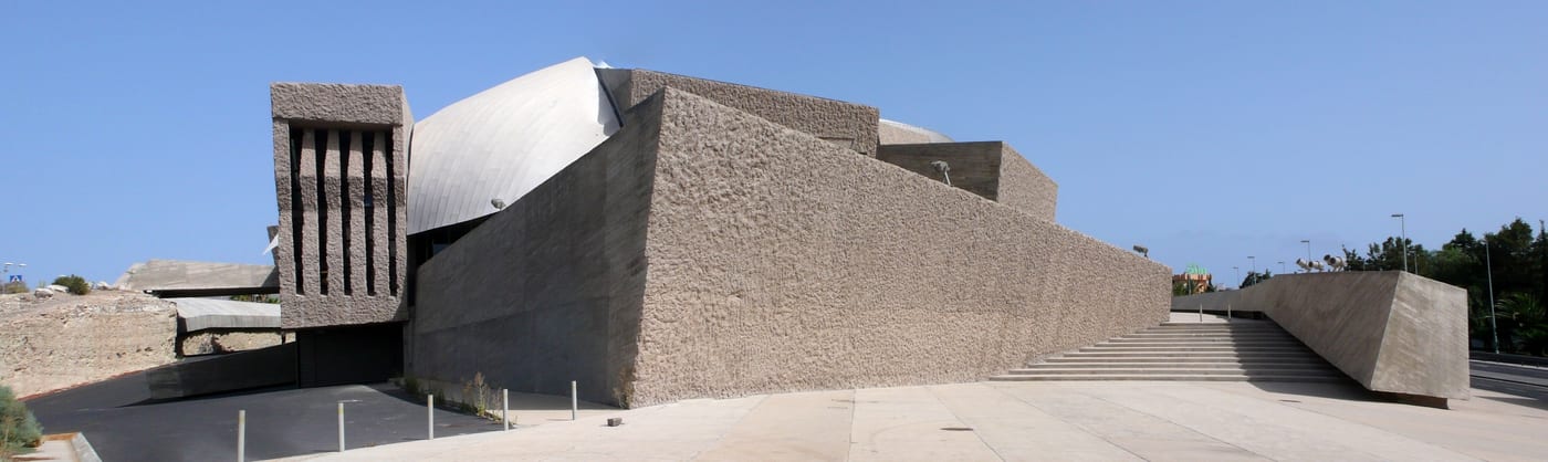 Panorámica del Magma Arte y Congresos en Adeje, Tenerife.