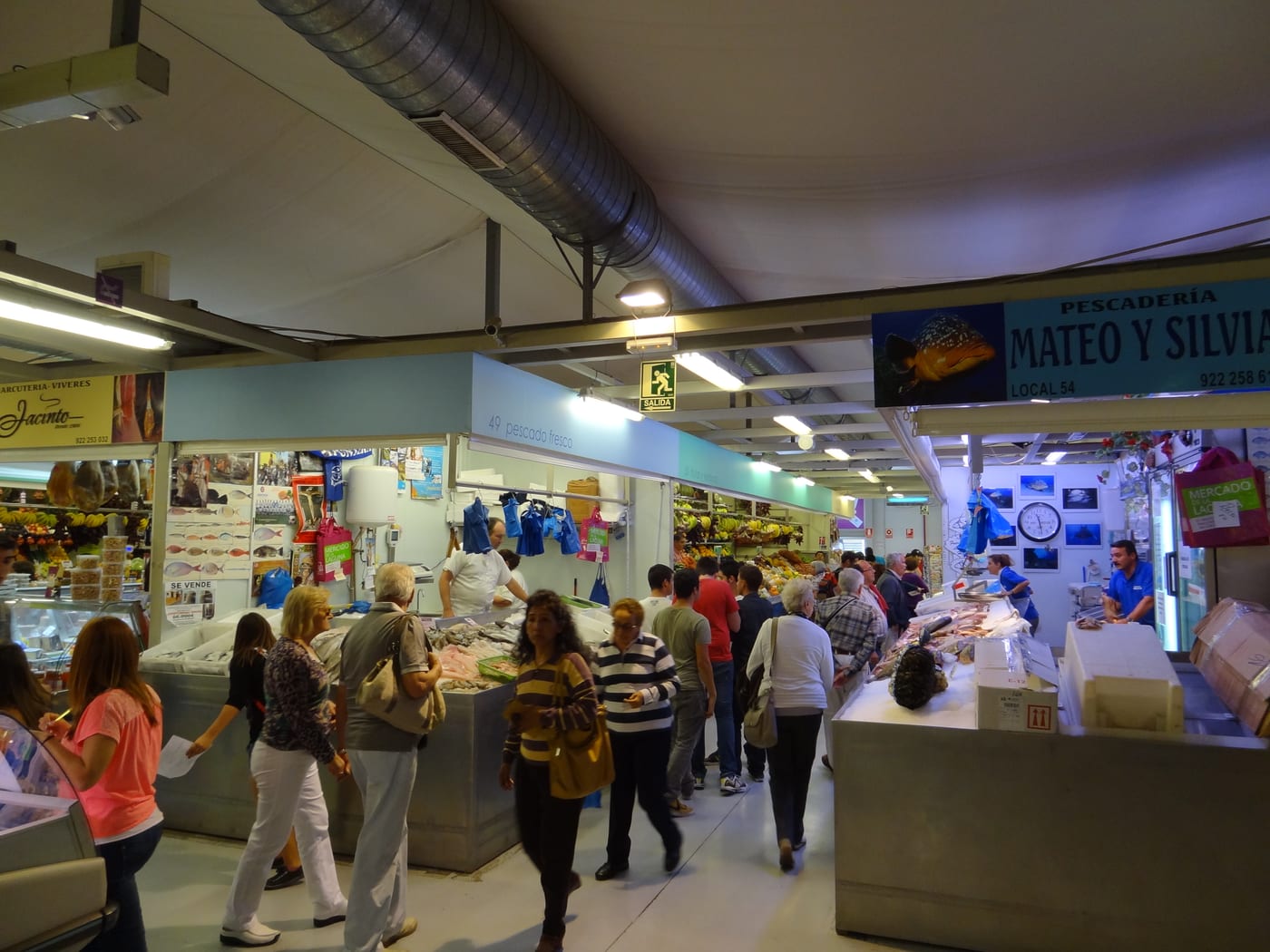 Mercado cubierto de San Cristóbal de La Laguna, Tenerife.