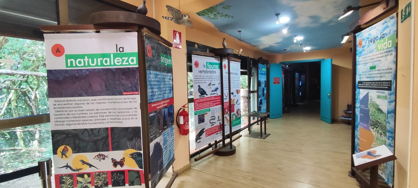 Centro de Visitantes de la Cruz del Carmen, en el Parque Rural de Anaga, Tenerife.