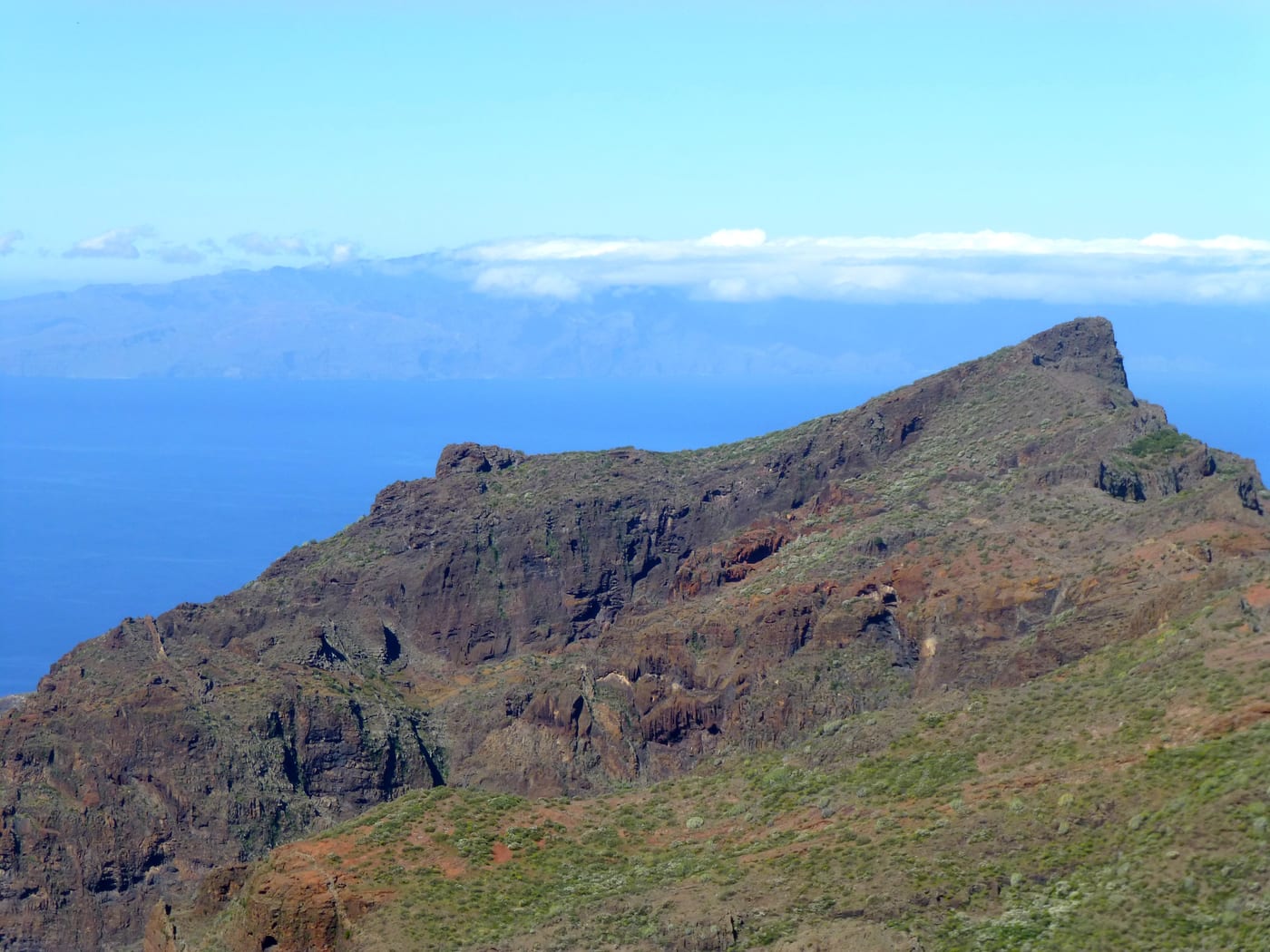 Degollada de Cherfe (paso de Cherfé) en el macizo de Teno, Santiago del Teide.
