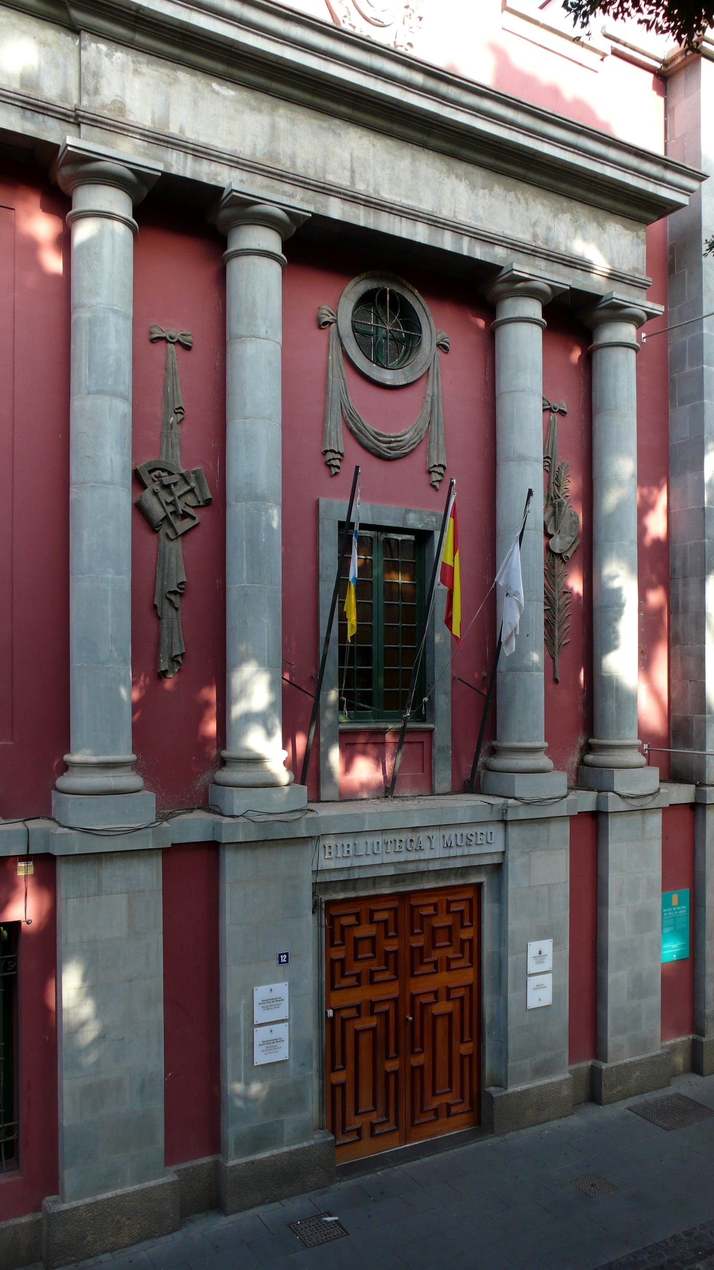 Fachada del Museo Municipal de Bellas Artes, Santa Cruz de Tenerife