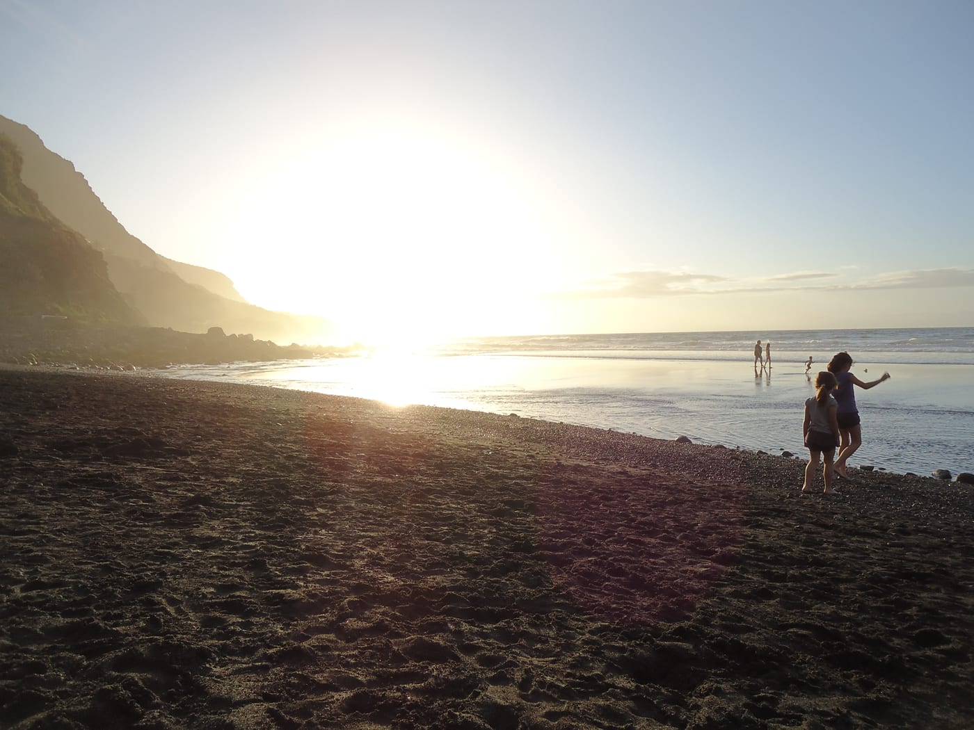 Atardecer en la Playa de El Socorro, Los Realejos (Tenerife).