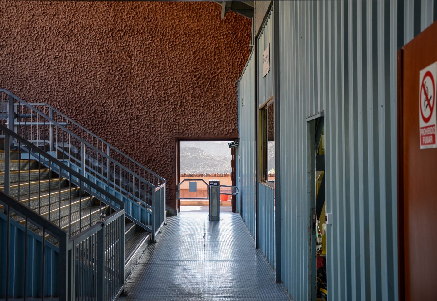 Estación base (inferior) del Teleférico del Teide, Tenerife.