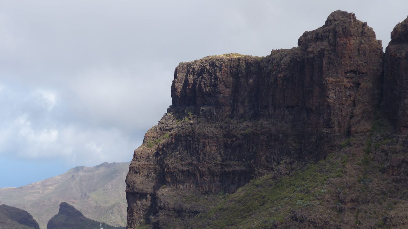 Riscos del desfiladero del barranco de Masca, en el macizo de Teno.